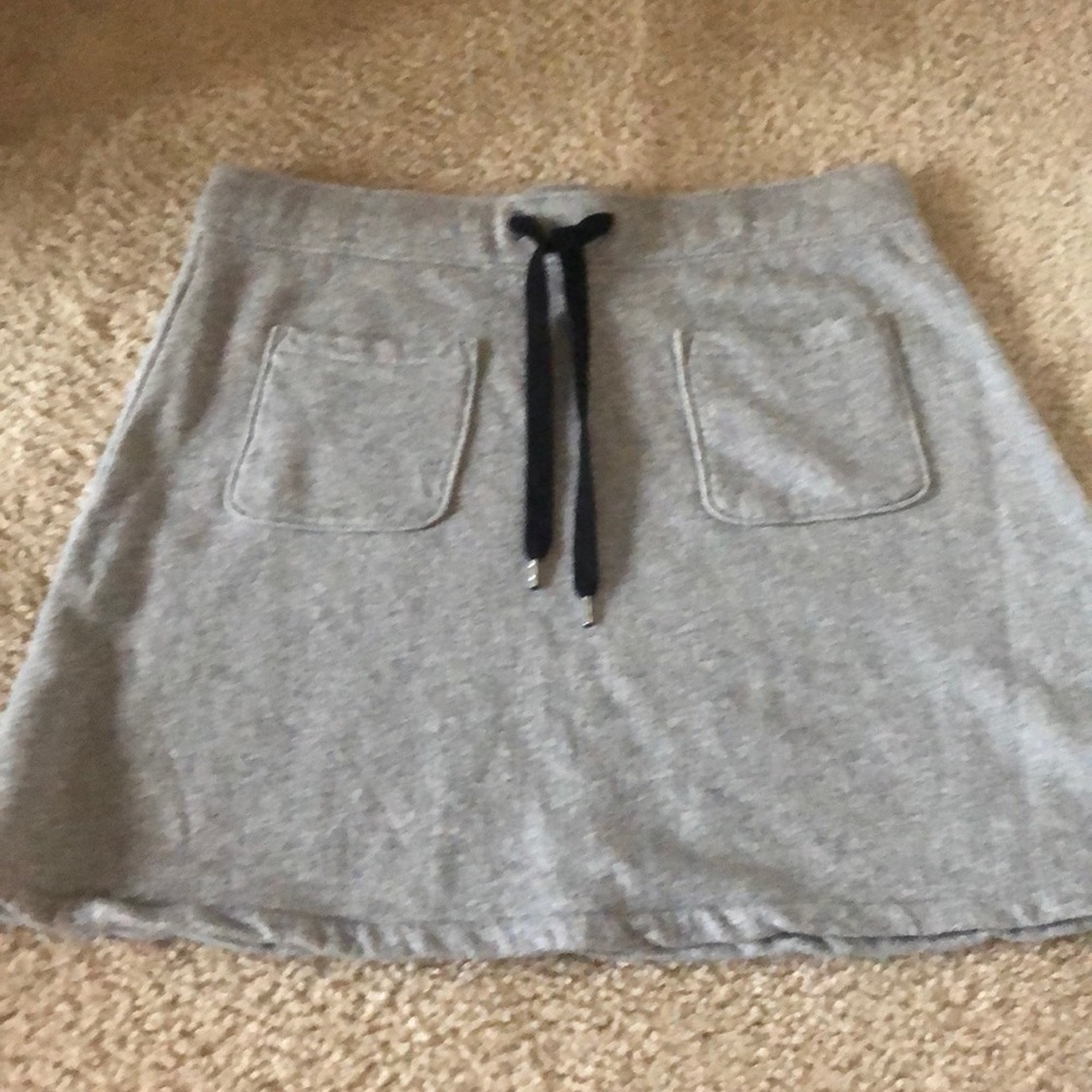 gray sweatpant skirt - Picture 2 of 8